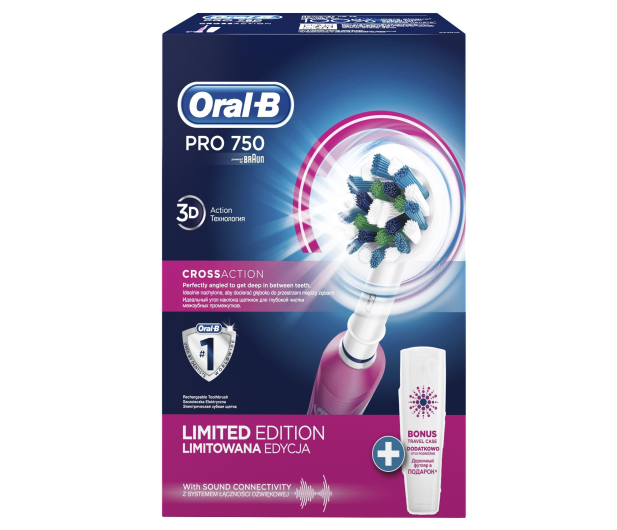 ORALB PRO 750 Różowy - 260286 - zdjęcie 2